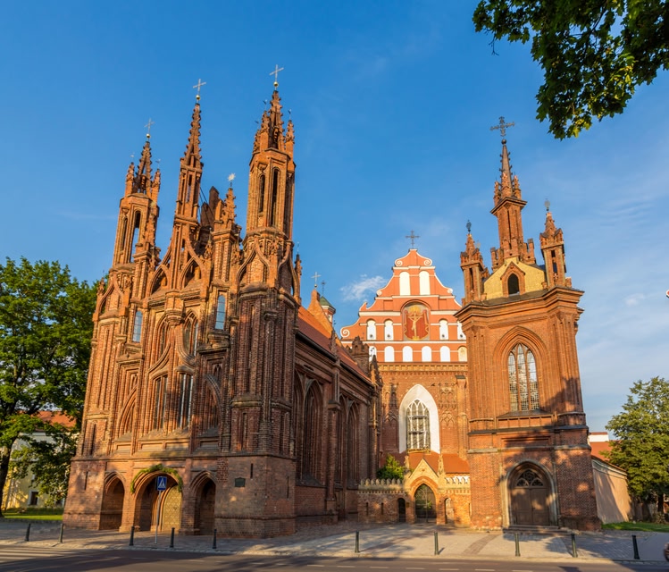 Unentdeckte Reiseziele Städtetrip: Kirche in Vilnius