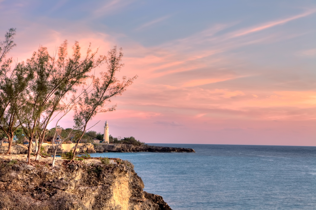 Coucher de soleil sur la Jamaïque