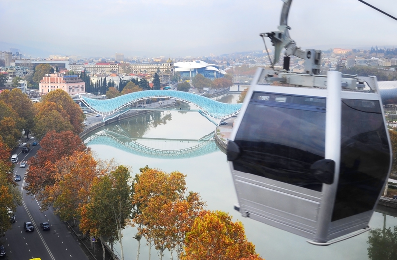Take the Aerial Tramway to get good views of Tbilisi