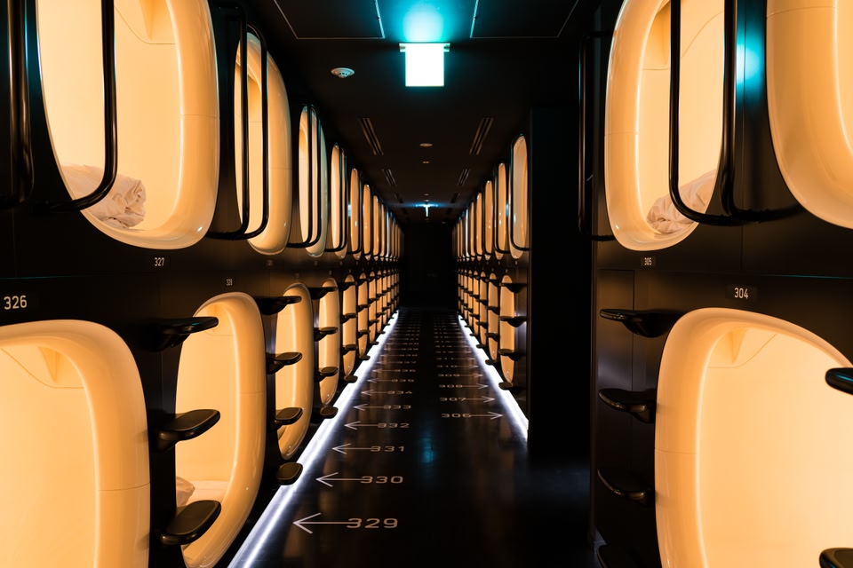 Hotel cápsula - Quanto custa uma noite em hotel capsula no Japao