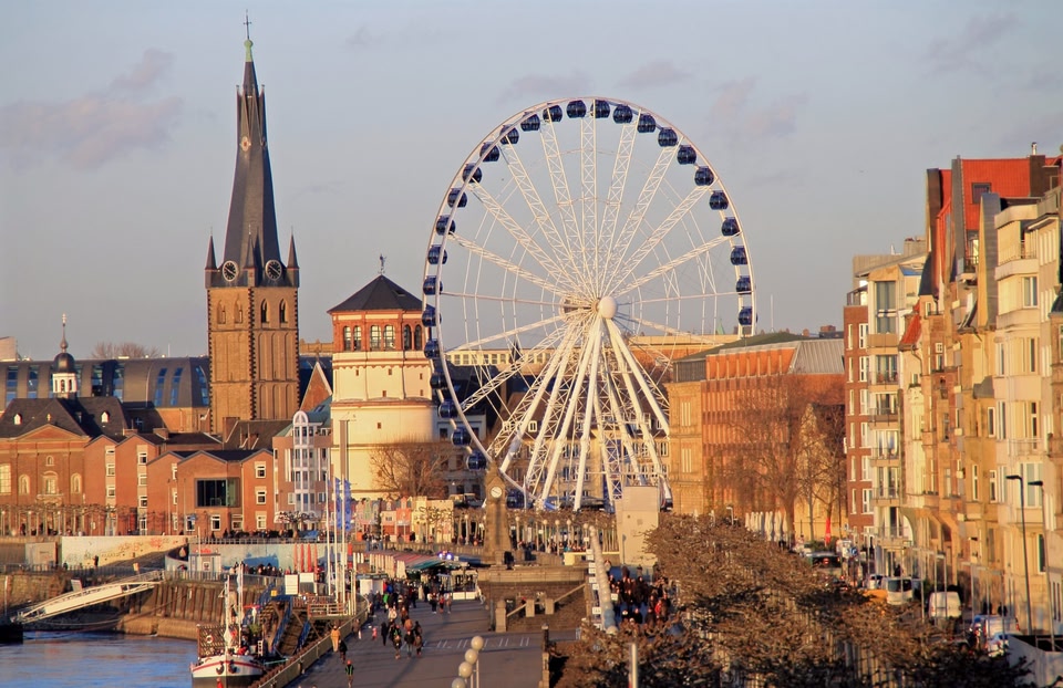 Burgplatz in Altstadt, one of Dusseldorf's top tourist attractions