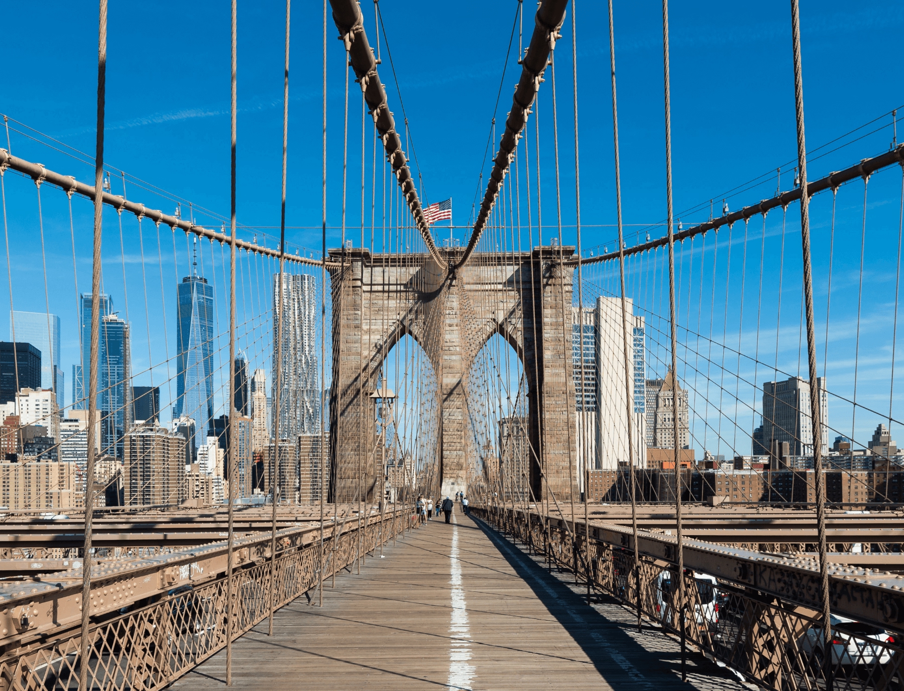 The Brooklyn Bridge in NYC -- one place where to considering going Memorial Day weekend