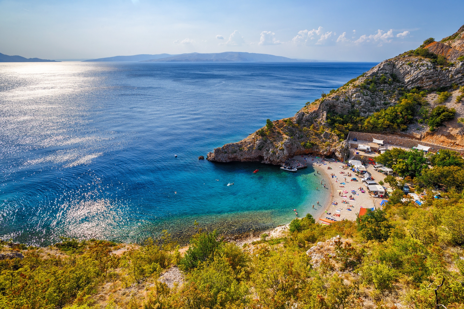Clima mediterraneo ideale per le vacanze estive in Croazia