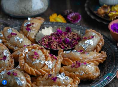 Picture of colourful food