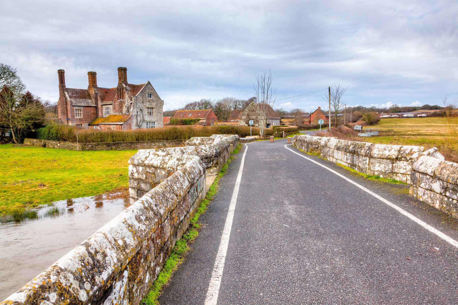 Kleines Dorf bei Dorset, England