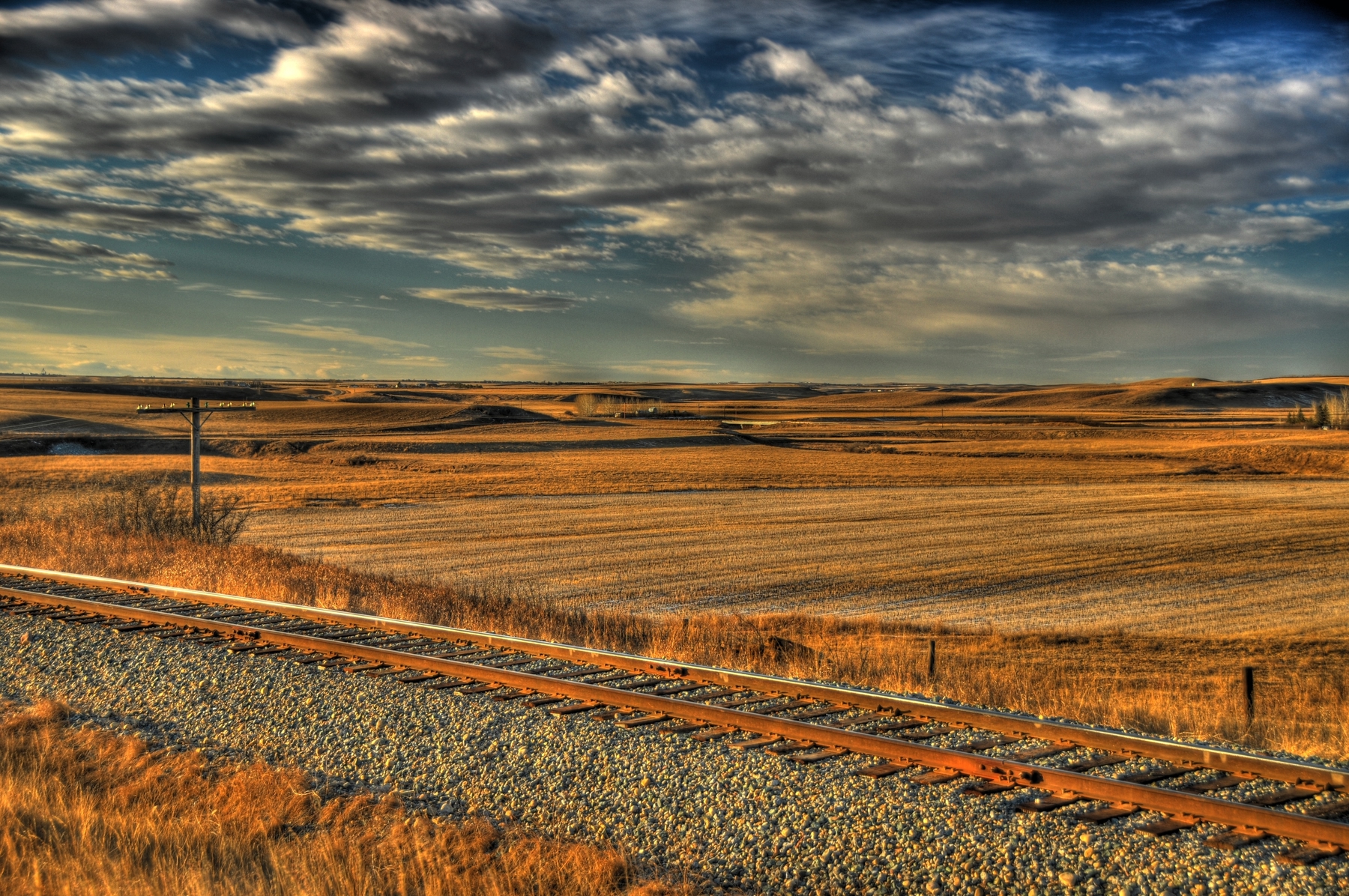 prairie fields in Saskatchewan