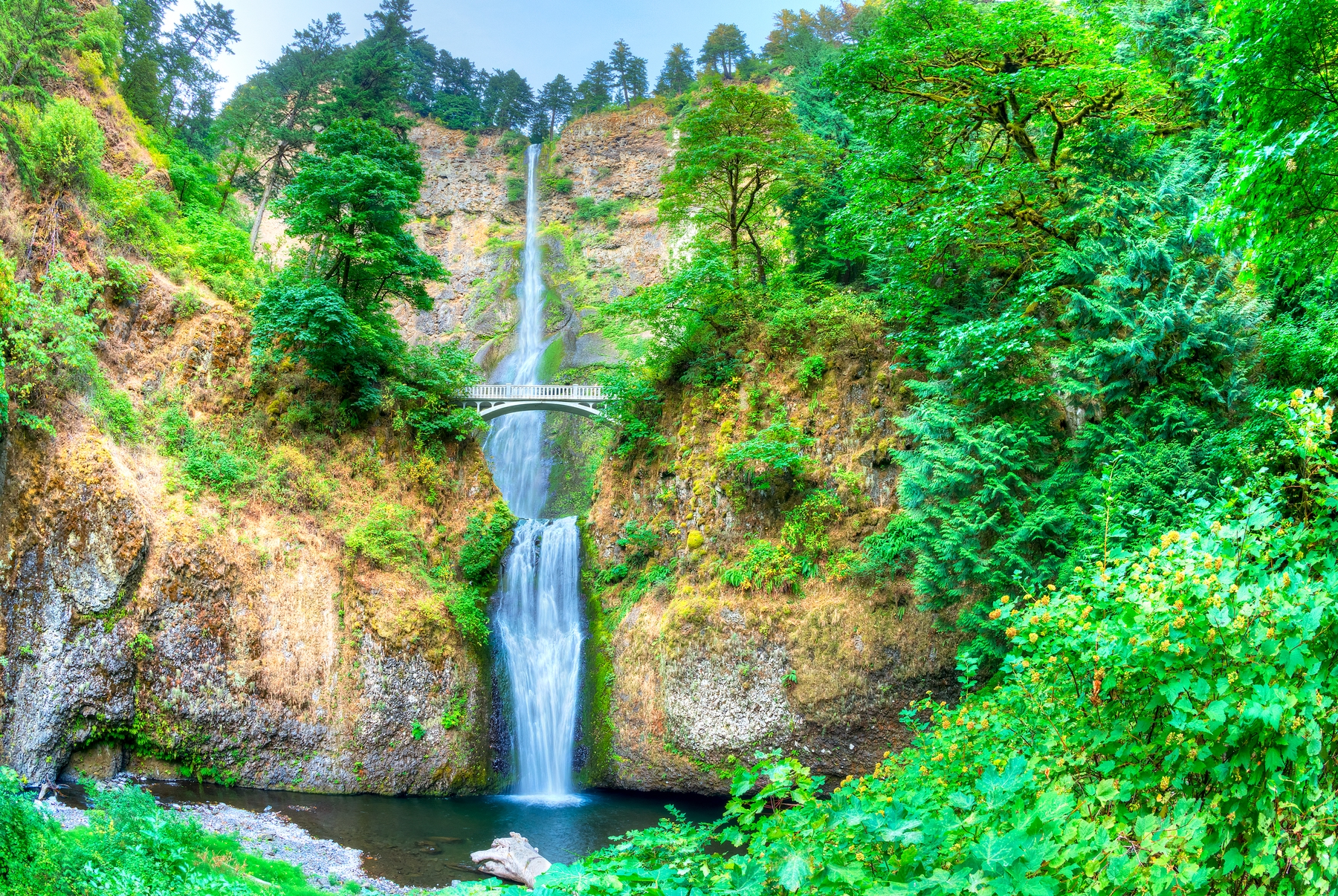 Multnomah Falls at Columbia River Gorge