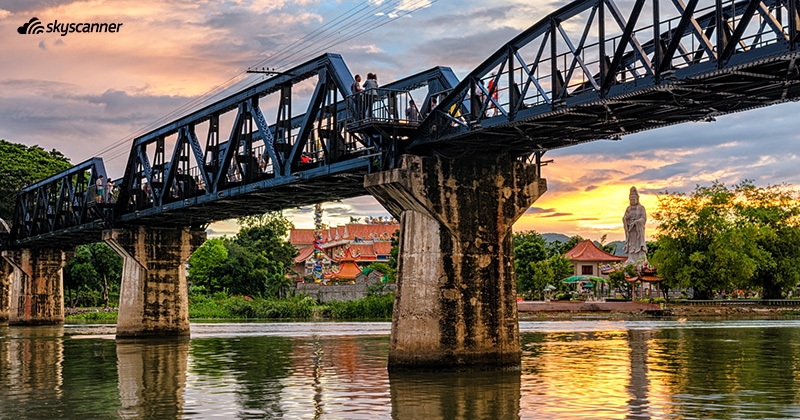 สะพานข้ามแม่น้ำแคว จังหวัดกาญจนบุรี