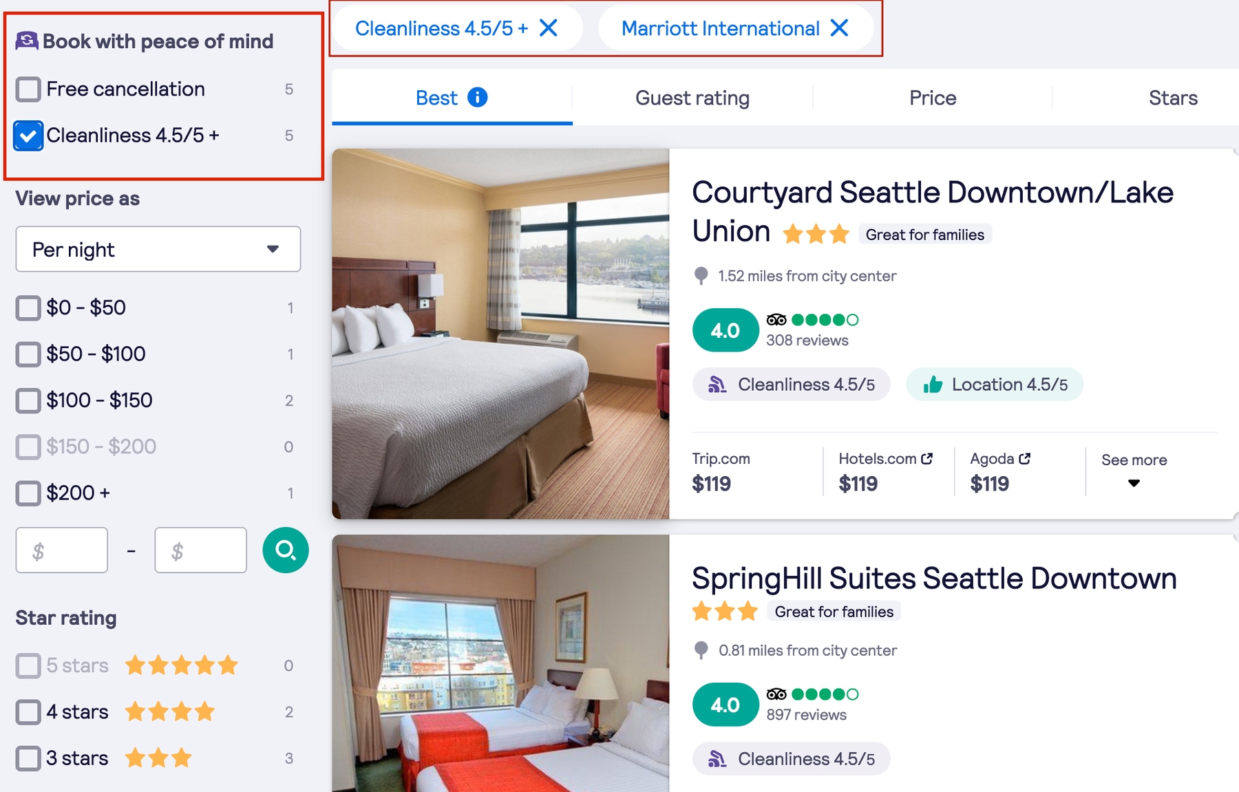 How-to image on booking Cyber Monday Hotel Deals on Skyscanner's website