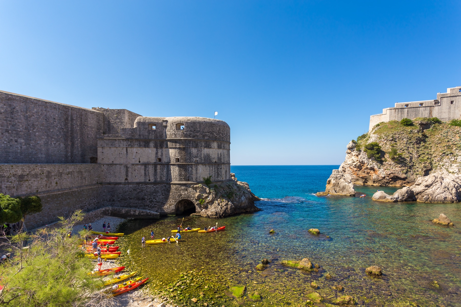 Каякинг в Дубровнике