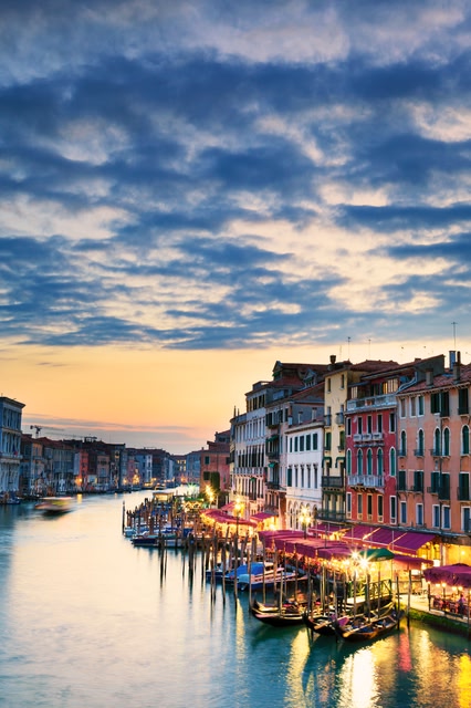 Sunset in the Grand Canal - 8 best things to do in Venice, Italy