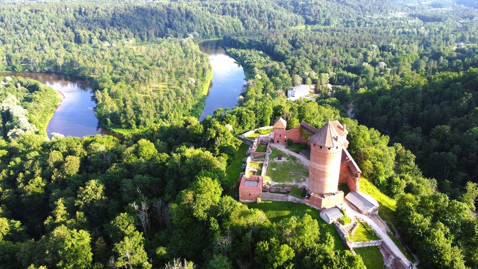 le château médiéval de Turaida
