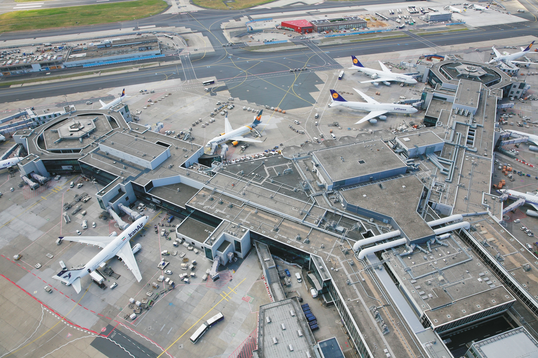 Airport Frankfurt aus der Luft