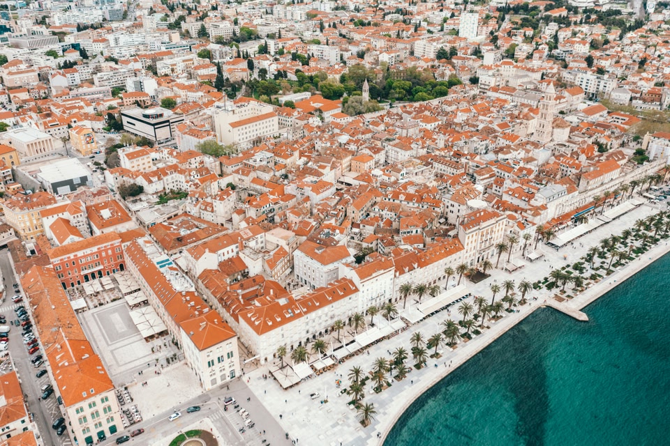 Split in Croatia was used for various filming locations across the Game of Thrones series, including to portray Meereen in Essos