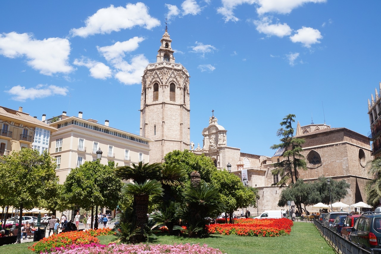 catedral de Valencia en primavera