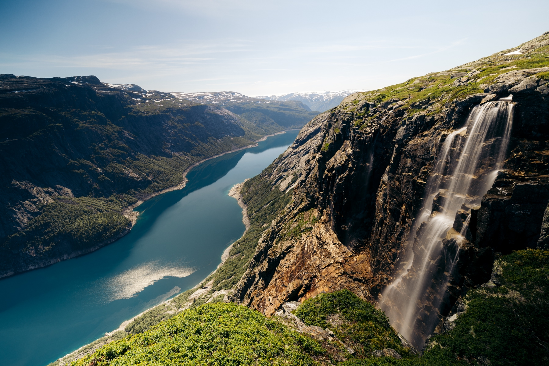 Paisagens naturais na Noruega