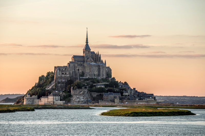 Mt Saint Michel in Brittany, France
