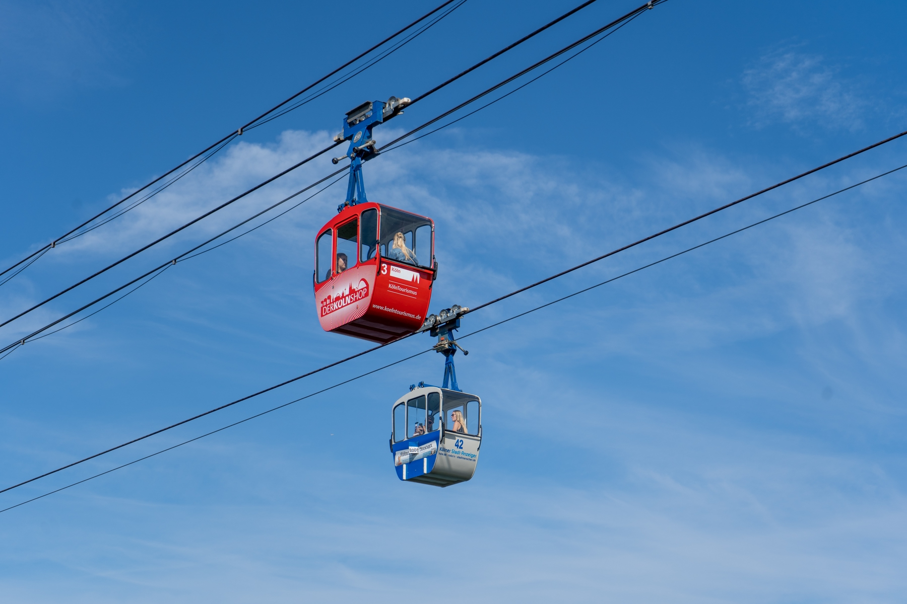 Die Rheinseilbahn in Köln