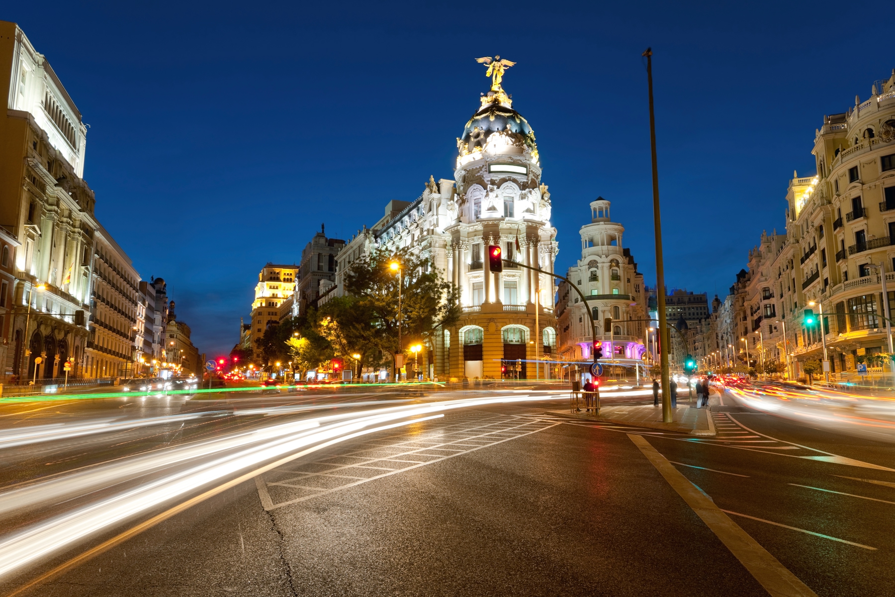 Straße in Madrid