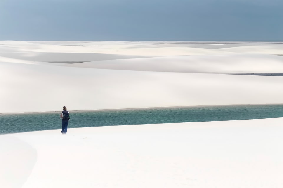 Lençóis Maranhenses com lagoas 