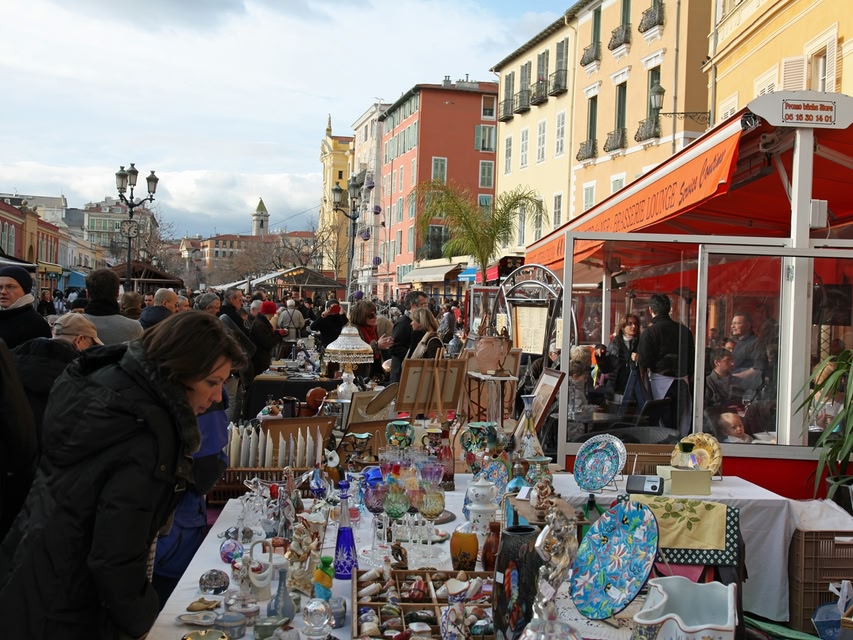 Mercato delle pulci di Nizza