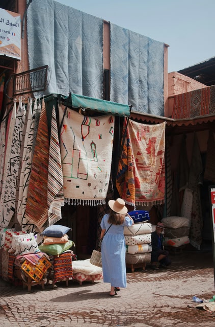 Woman in the Medina - Marrakesh image gallery - World's Hidden Style Hubs