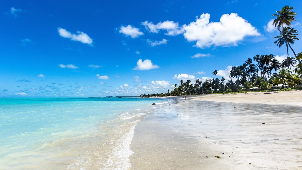 Brazil Northeast beaches clear water white sand best South America