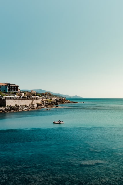 le côte maritime d'Alghero