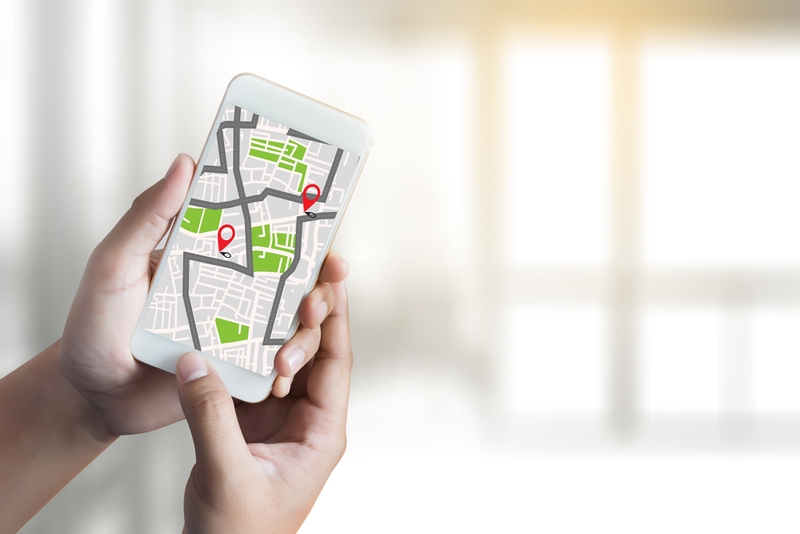 スマートフォン 地図アプリ
