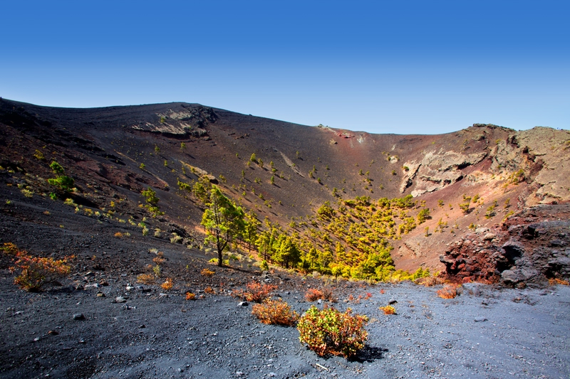 volcán en La Palma Canarias