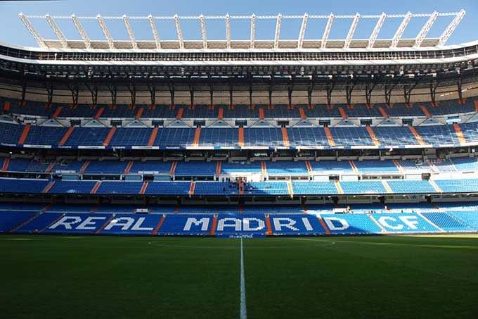 Το στάδιο Santiago Bernabéu, έδρα της Ρεάλ Μαδρίτης - ταξίδι στη Μαδρίτη
