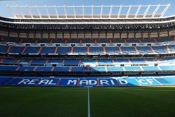 Το στάδιο Santiago Bernabéu, έδρα της Ρεάλ Μαδρίτης - ταξίδι στη Μαδρίτη