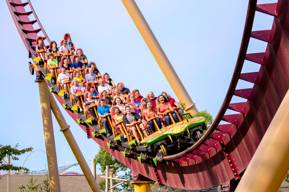 Rollercoaster at Kings Island.