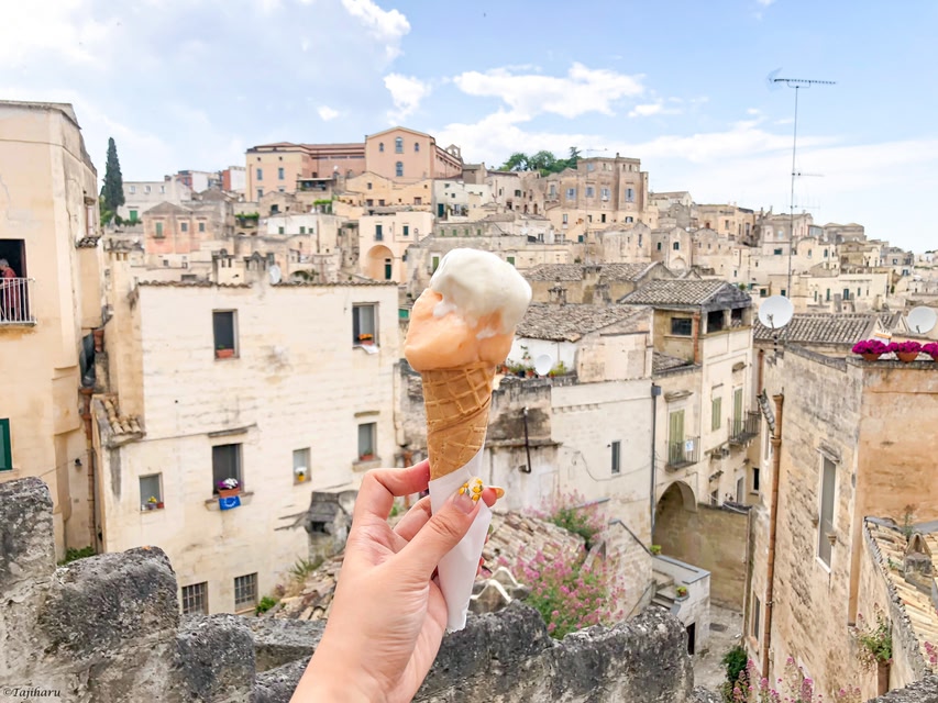マテーラ サッシ イタリアンジェラート