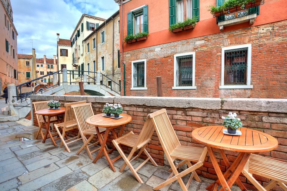 Cafe in Venice, Italy
