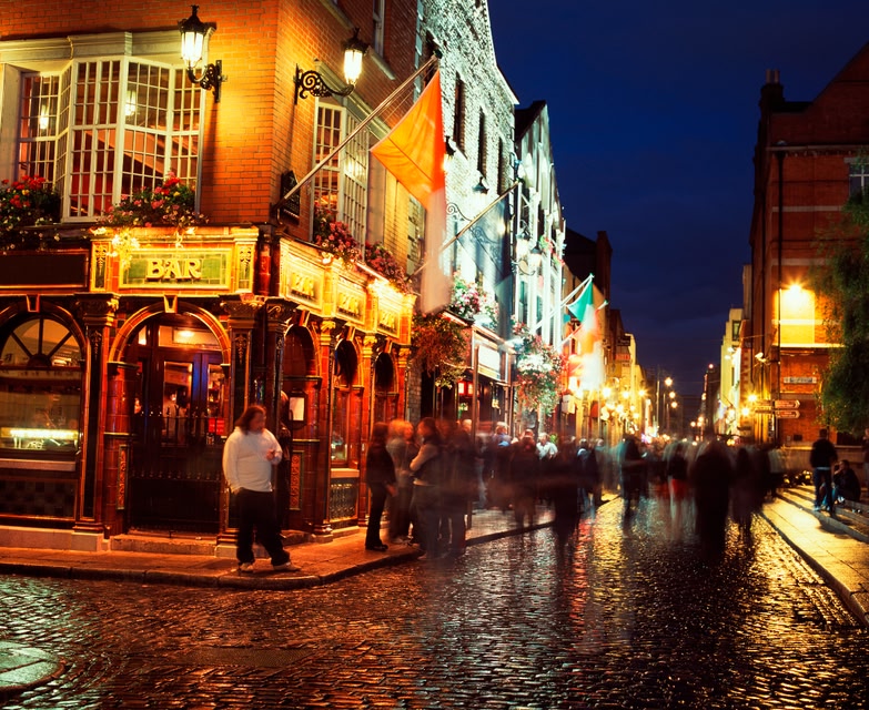 Temple Bar is known for its buzzing nightlife - best things to do in Dublin on a Saturday