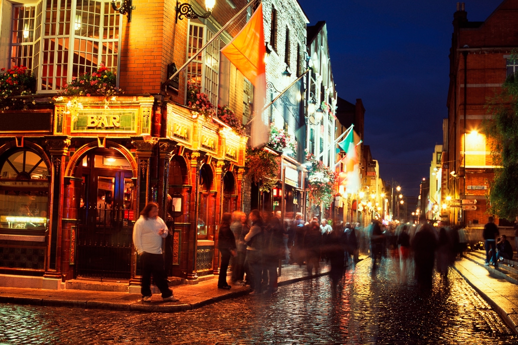 Temple Bar is known for its buzzing nightlife - best things to do in Dublin on a Saturday