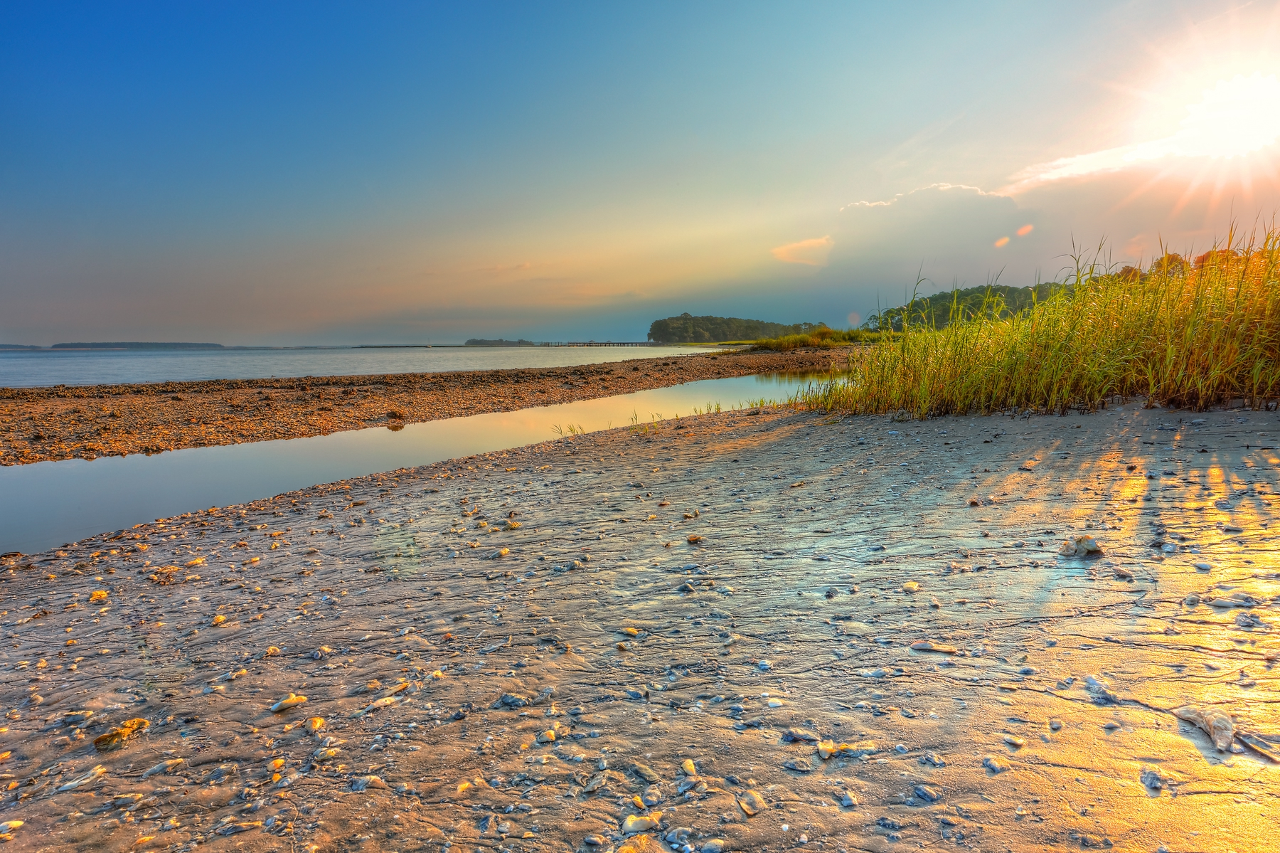 view of shore in Hilton Head, South Carolina, a great beach vacation destination