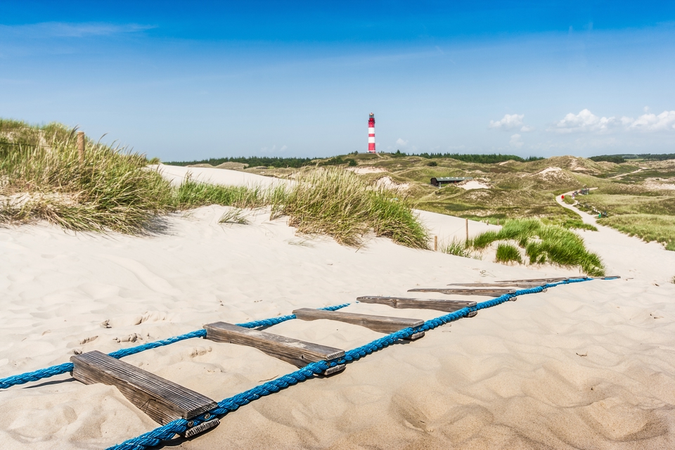Straden Amrum i Tyskland