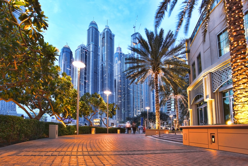 Dubai Marina is very close to The Holiday Inn Express Internet City
