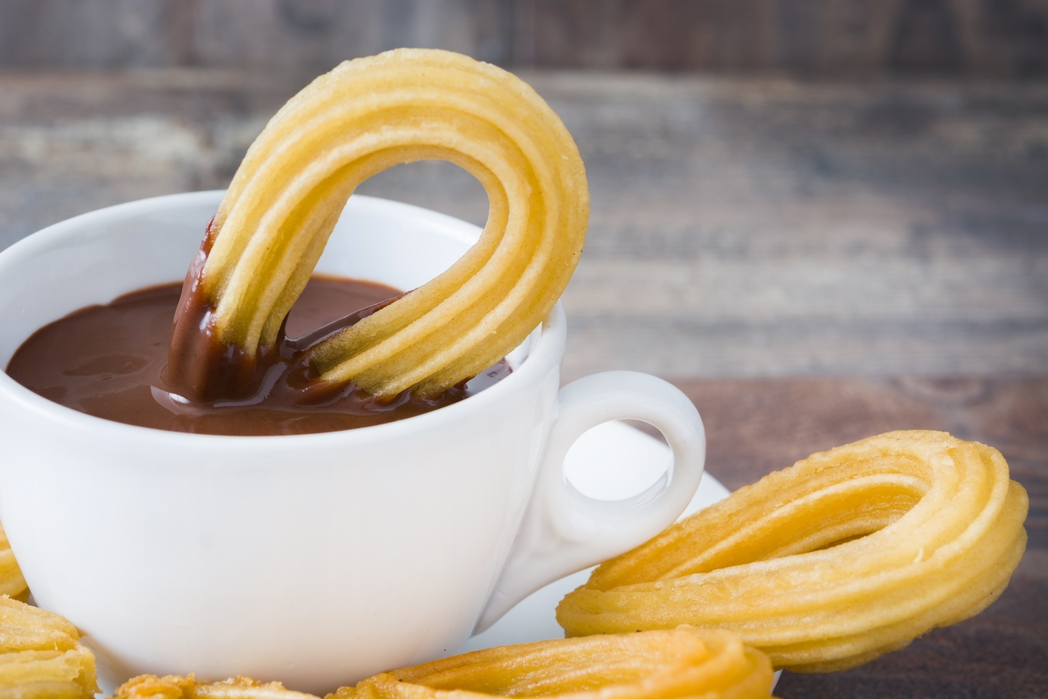 Churros con chocolate