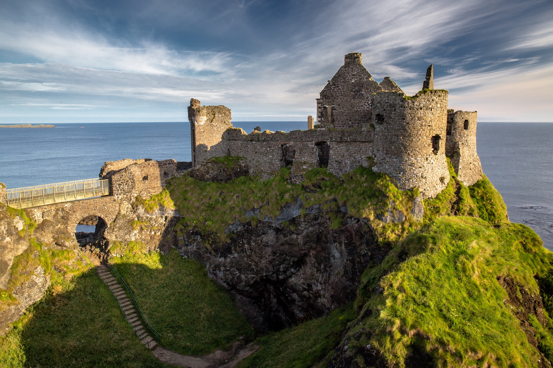 Dunluce Castle in Northern Ireland