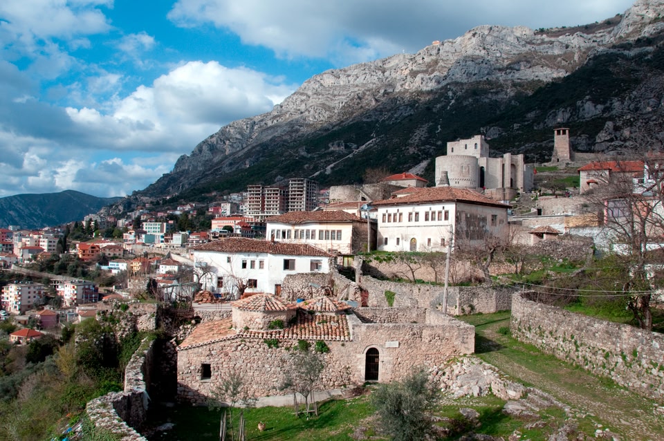 Castle of Kruja, an example of where to go in September in Albania