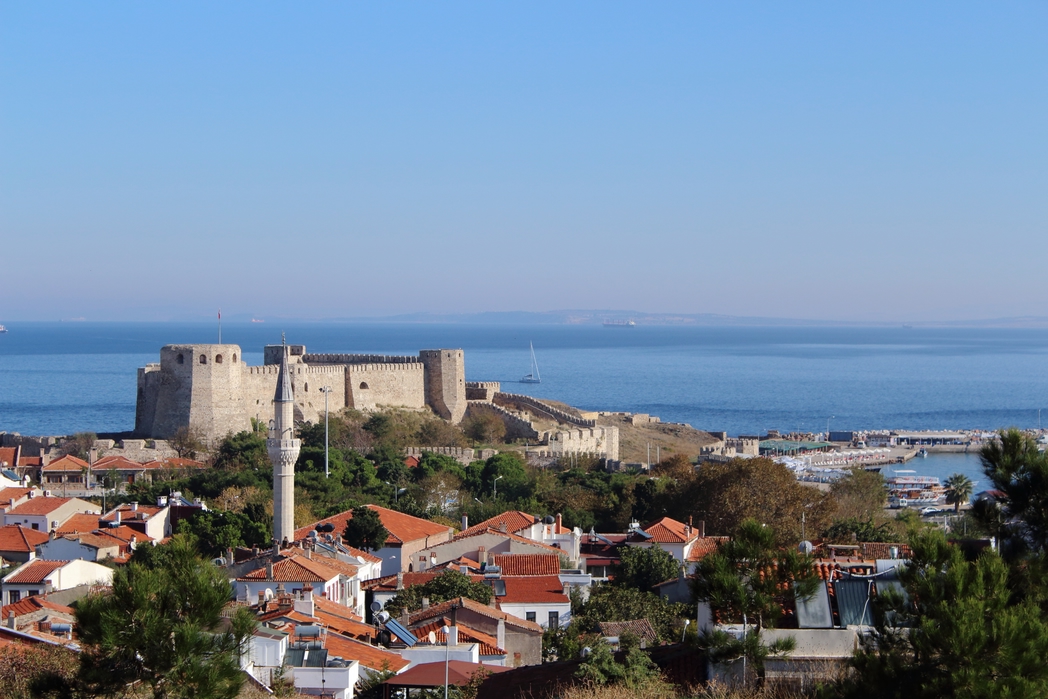 Bozcaada Kalesi ve deniz manzarası, Çanakkale