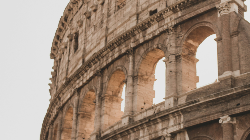 Detalhe do Coliseu em Roma