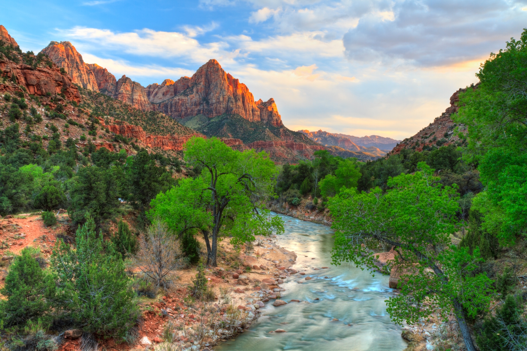 Zion National Park near Moab Utah, one of the best places to visit in USA