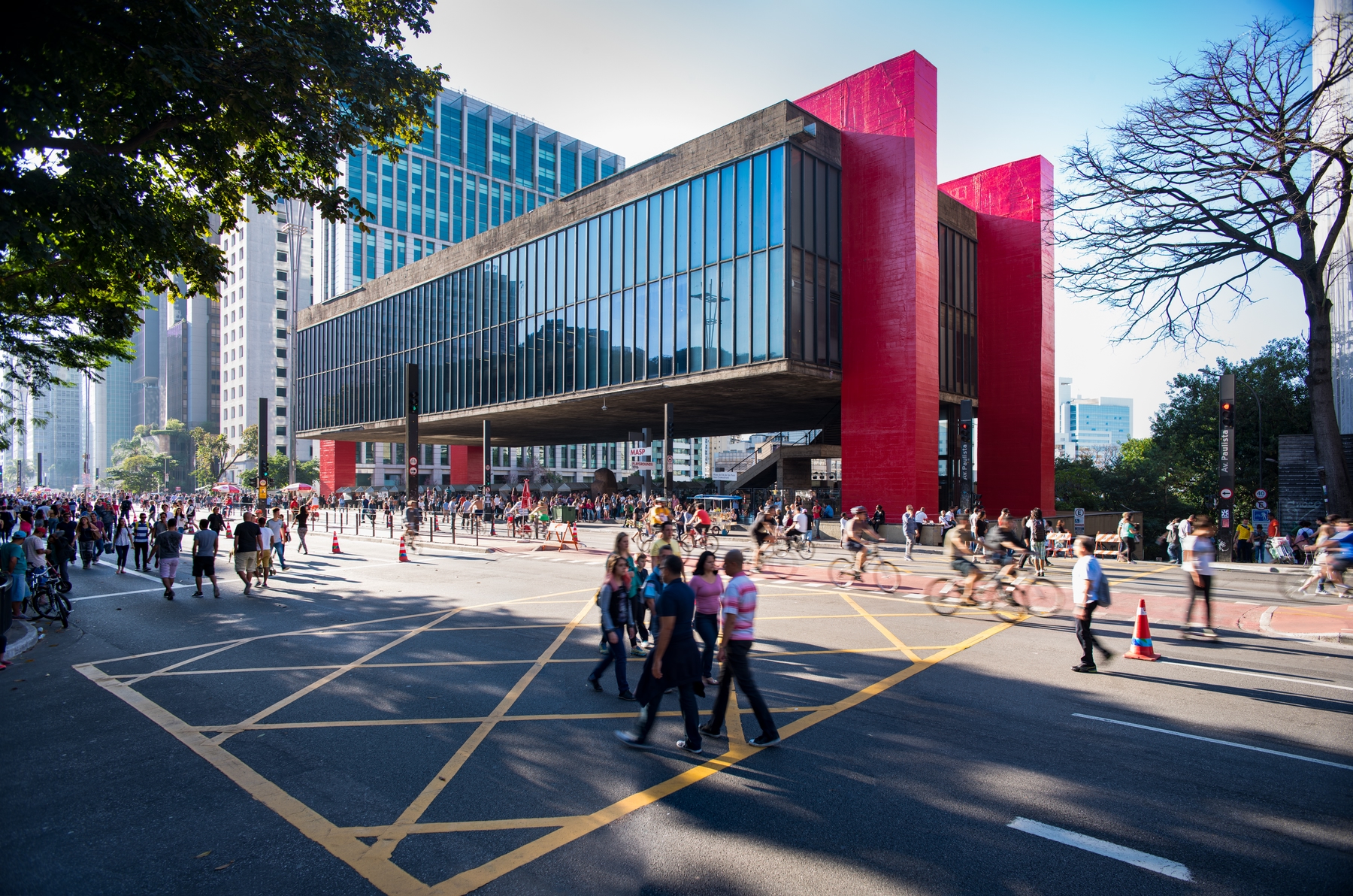 MASP, famoso museu na capital paulista.