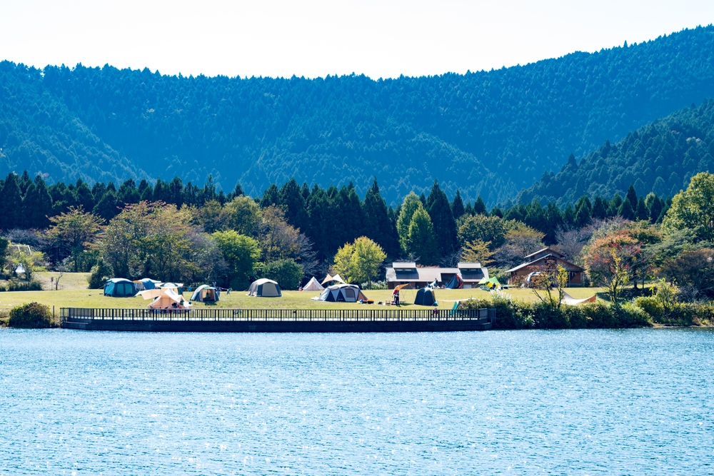 静岡県・田貫湖キャンプ場