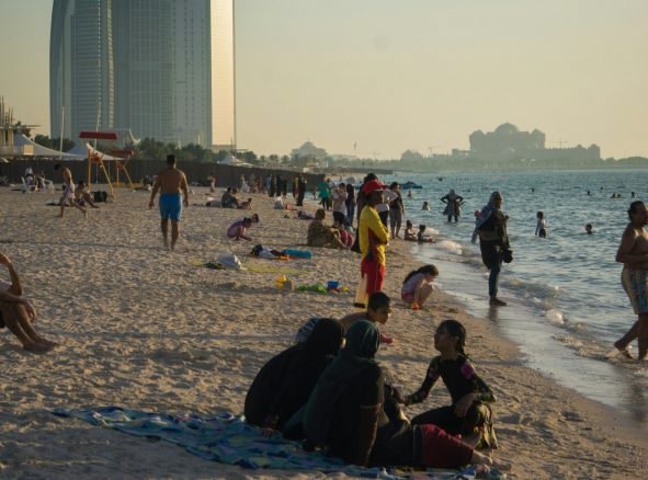 Playa en Abu Dabi