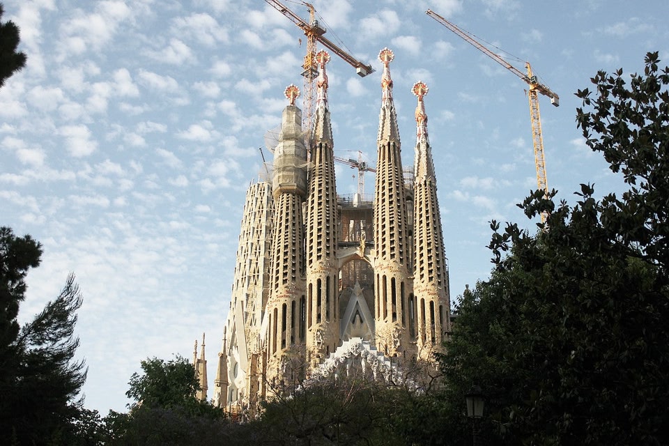 Die Sagrada Familia in Barcelona